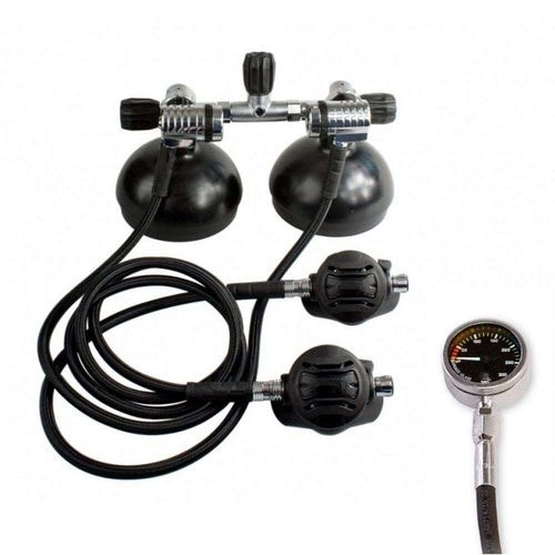 TEK3 SET + GAUGE - Dive Regulator